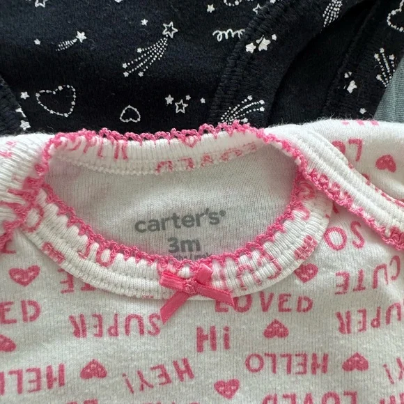 🛎️ Clearance Carter’s Baby Bodysuit 6 Pieces Size 3 Months - Picture 10 of 10